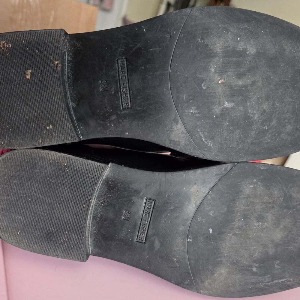 Marc Fisher Black Studded Men's Loafers - Picture 6 of 6